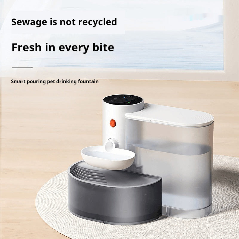 Multi-Pet Water Fountain Rechargeable Automatic