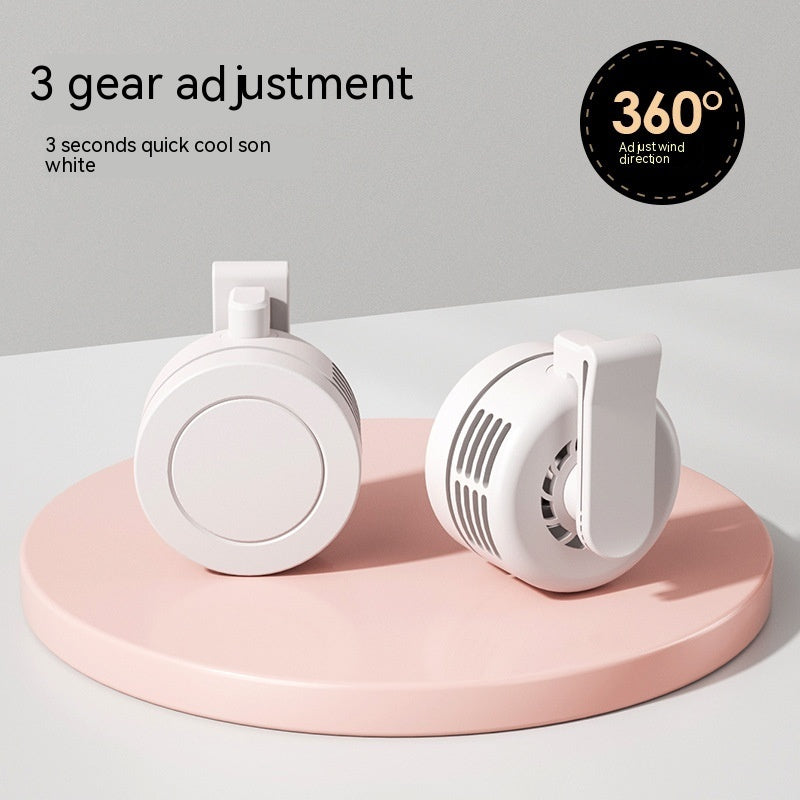 Waist Hanging Fan With Light USB Power Bank Summer Outdoor Gadget