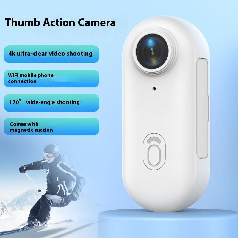 Thumb Camera/Body Cam: Mini-Action 4K Professional Thumb Camera