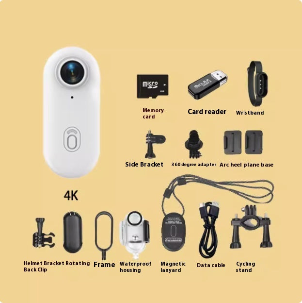 Thumb Camera/Body Cam: Mini-Action 4K Professional Thumb Camera