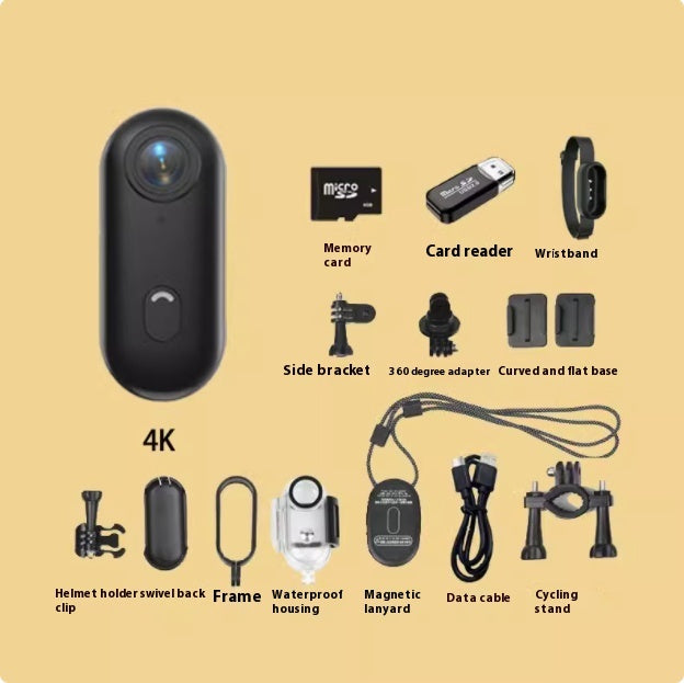 Thumb Camera/Body Cam: Mini-Action 4K Professional Thumb Camera