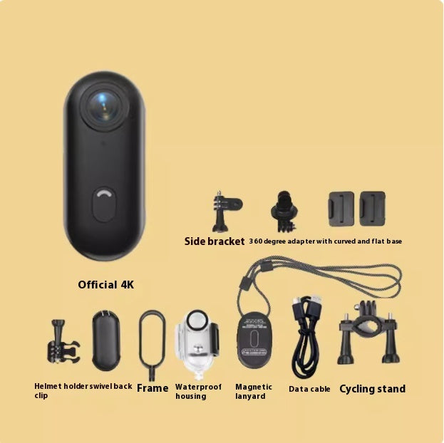 Thumb Camera/Body Cam: Mini-Action 4K Professional Thumb Camera
