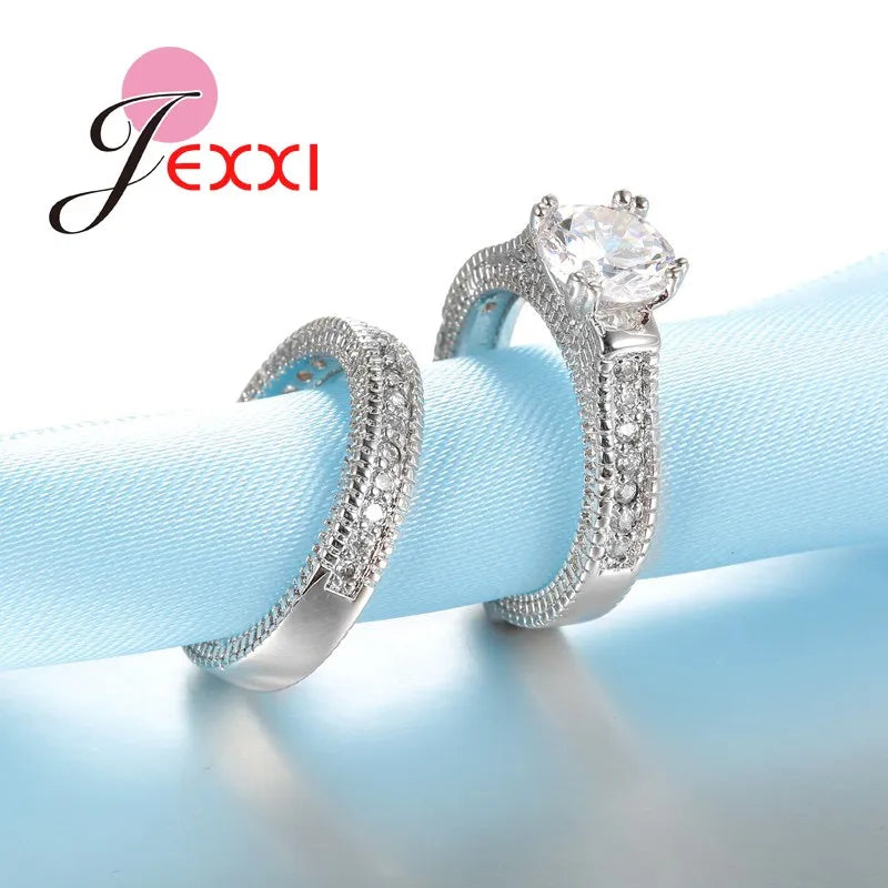 Silver Ring Set 2 PCS