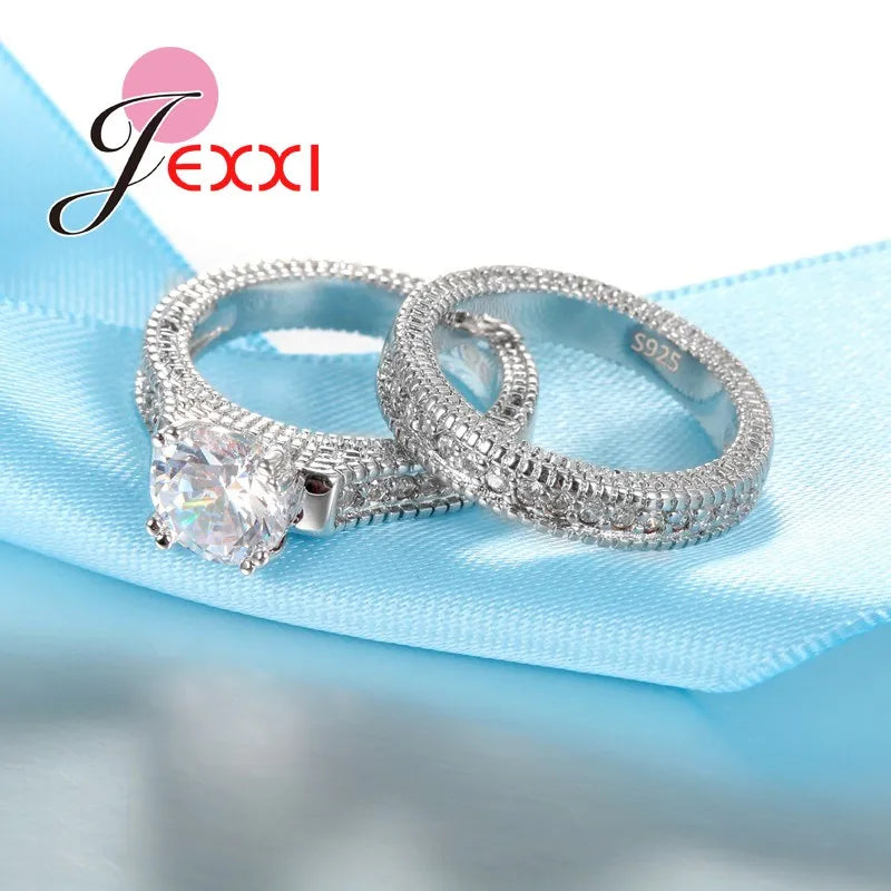 Silver Ring Set 2 PCS